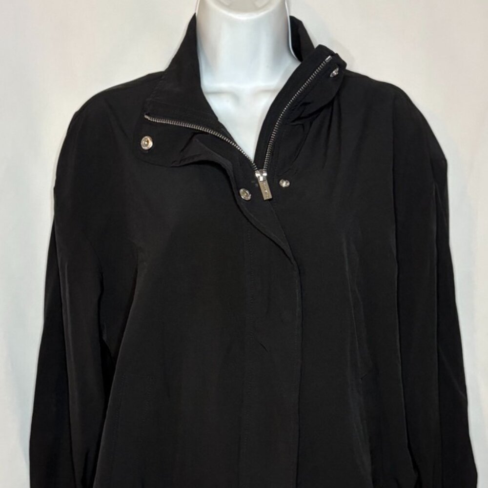 Women's Calvin Klein Size M - Black Zip Up Lightweight Jacket